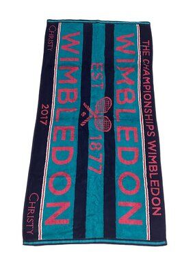 WIMBLEDON Championship Tennis 2017 Beach Towel NEW